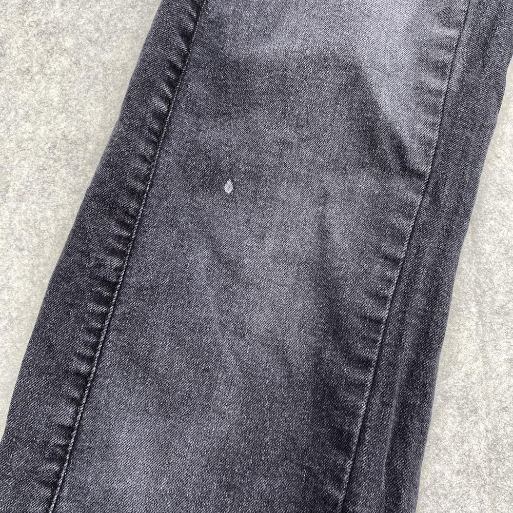 True Religion Jeans Girls 10 (24x22) Black Leila Mid Rise Wide Leg *MINOR STAIN* - Picture 12 of 16